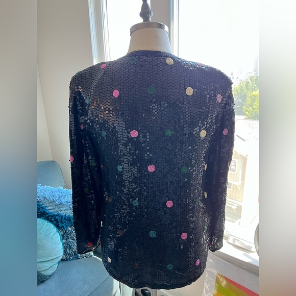 Scala sequin polka dot multi jacket - Picture 4 of 5